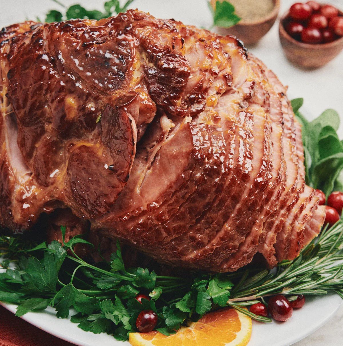 Aprikosen- und brauner Zucker glasierter Schinken - COSORI DE