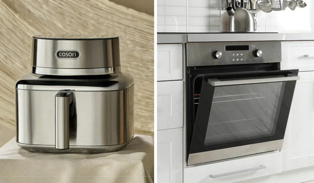 Heißluftfritteuse vs. Backofen
