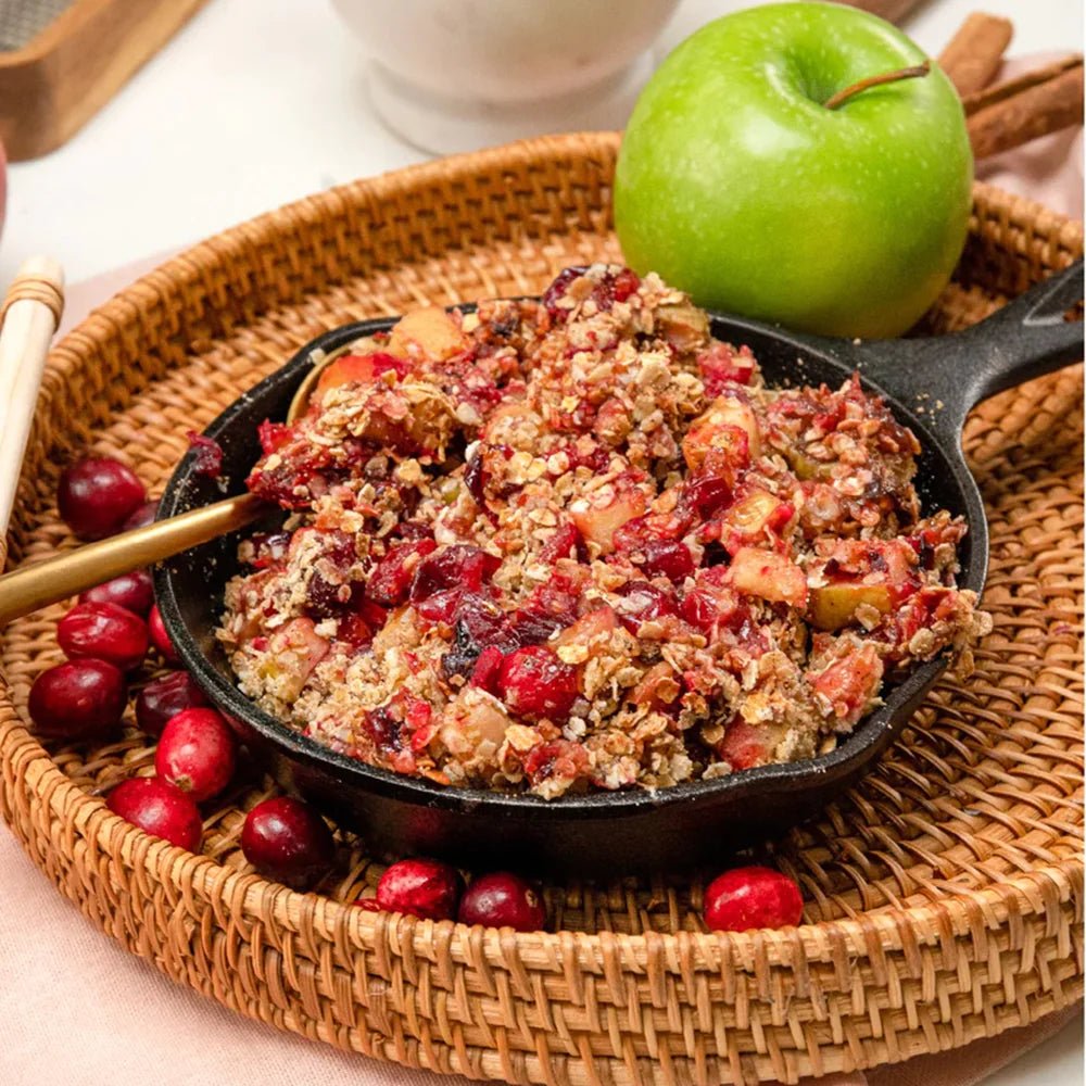 Preiselbeer-Apfel-Crumble - COSORI DE