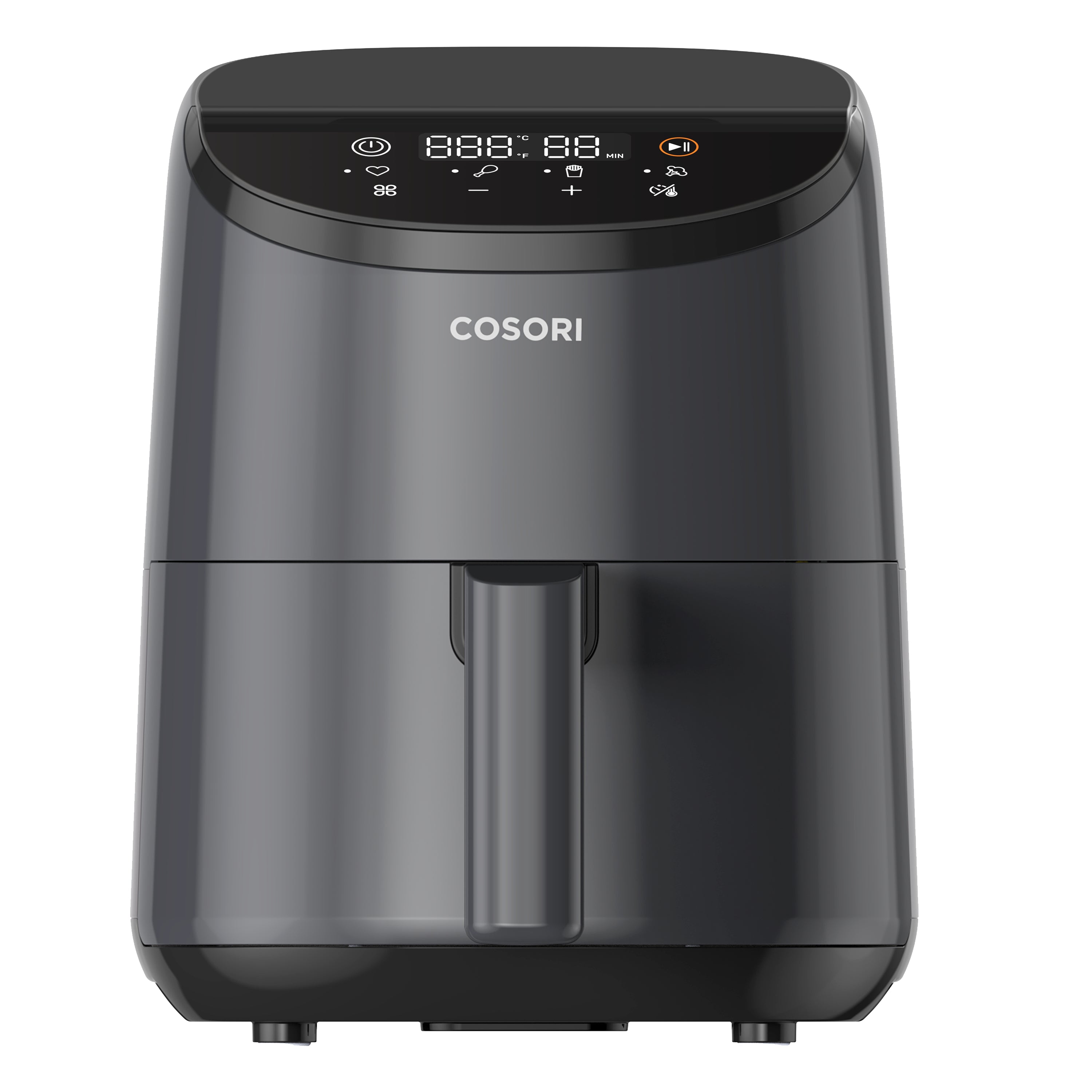 COSORI Lite Mini 2.0-Liter Heißluftfritteuse dunkelgrau