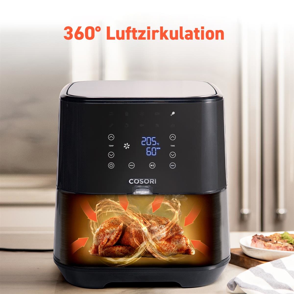 360° Luftzirkulation