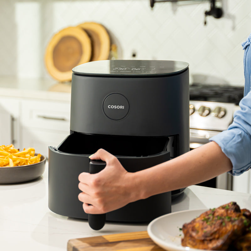 COSORI 4,7-Liter Heißluftfritteuse Dunkelgrau, Retail Exclusive