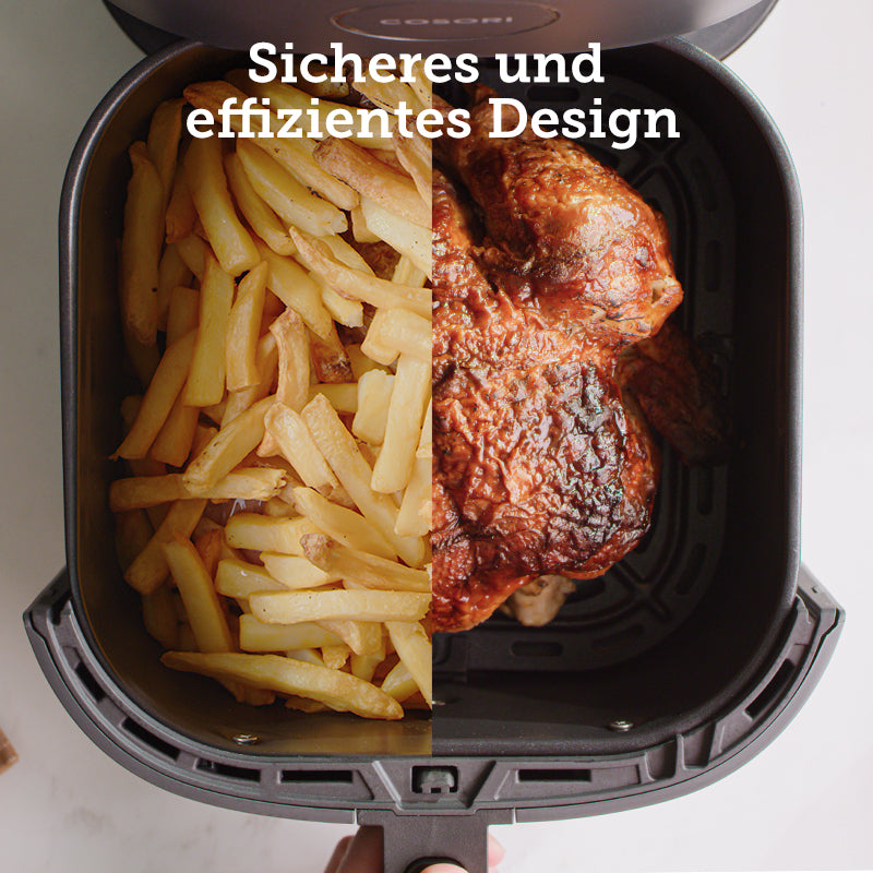 COSORI 4,7-Liter Heißluftfritteuse Dunkelgrau, Retail Exclusive