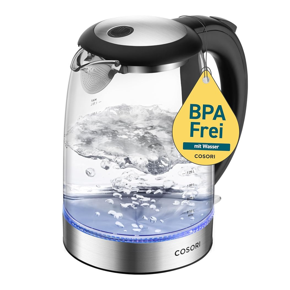 COSORI Glas Wasserkocher 1,7 L