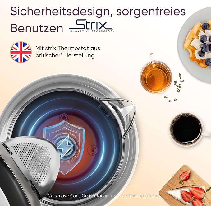 COSORI Premium Glas Wasserkocher 1,7 L