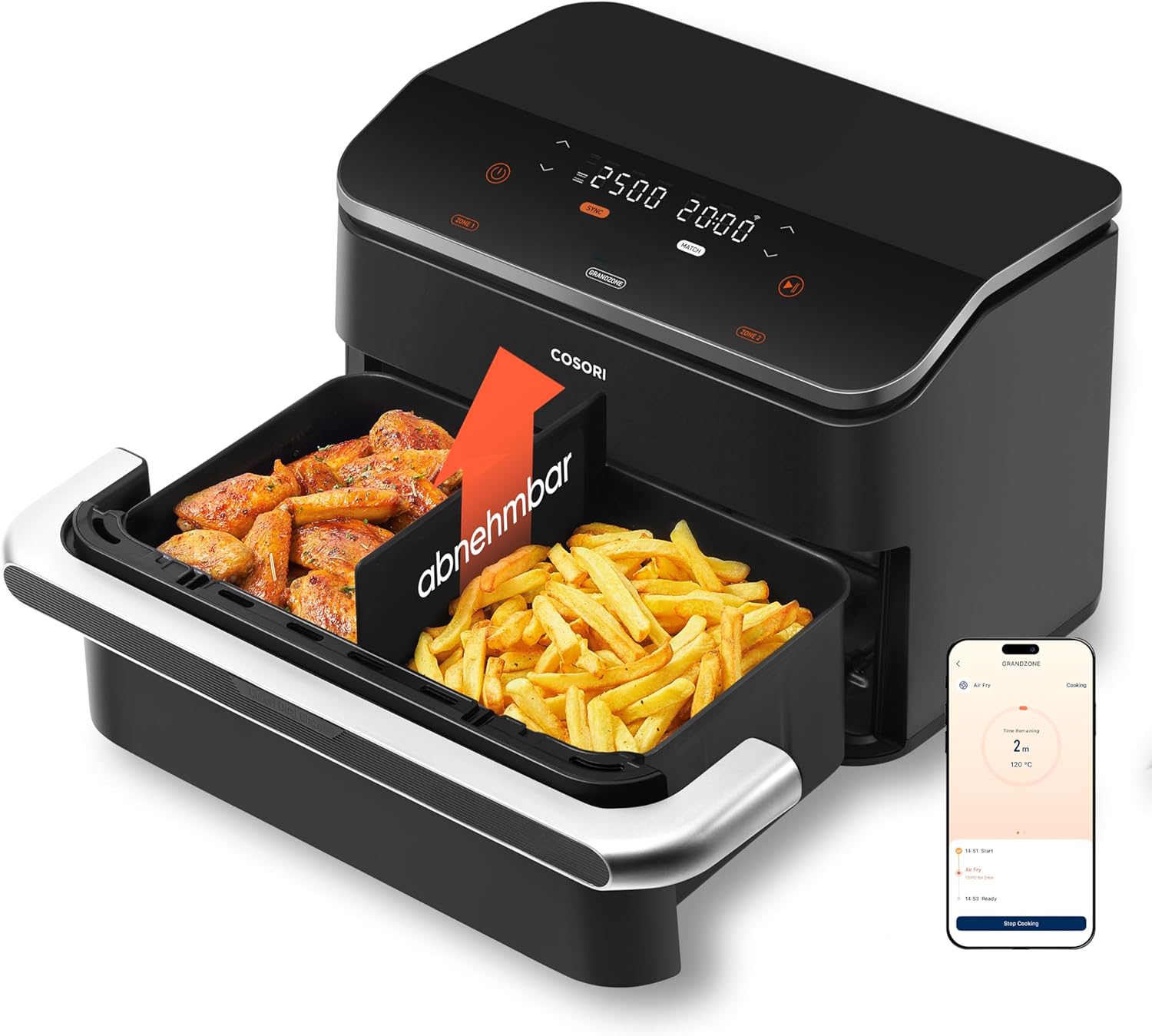 COSORI Dual Blaze Twinfry™ 10-Litre Heißluftfritteuse