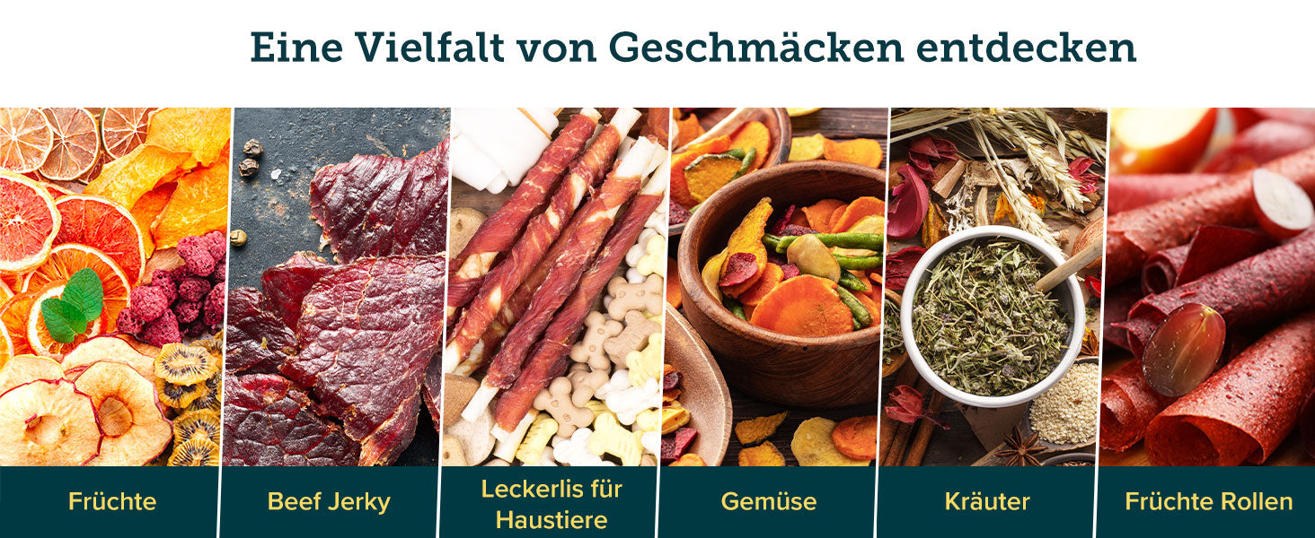 Eine Vielfalt von Geschmäcken entdecken