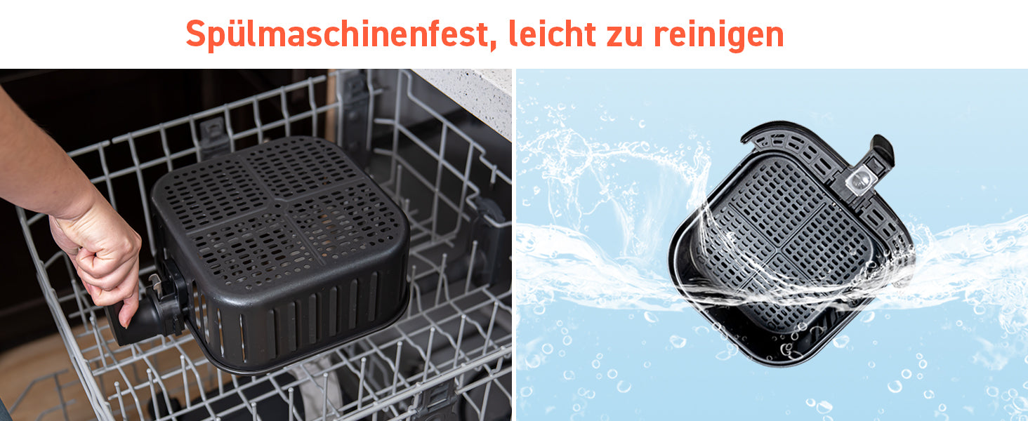 Spülmaschinenfest, leicht zu reinigen
