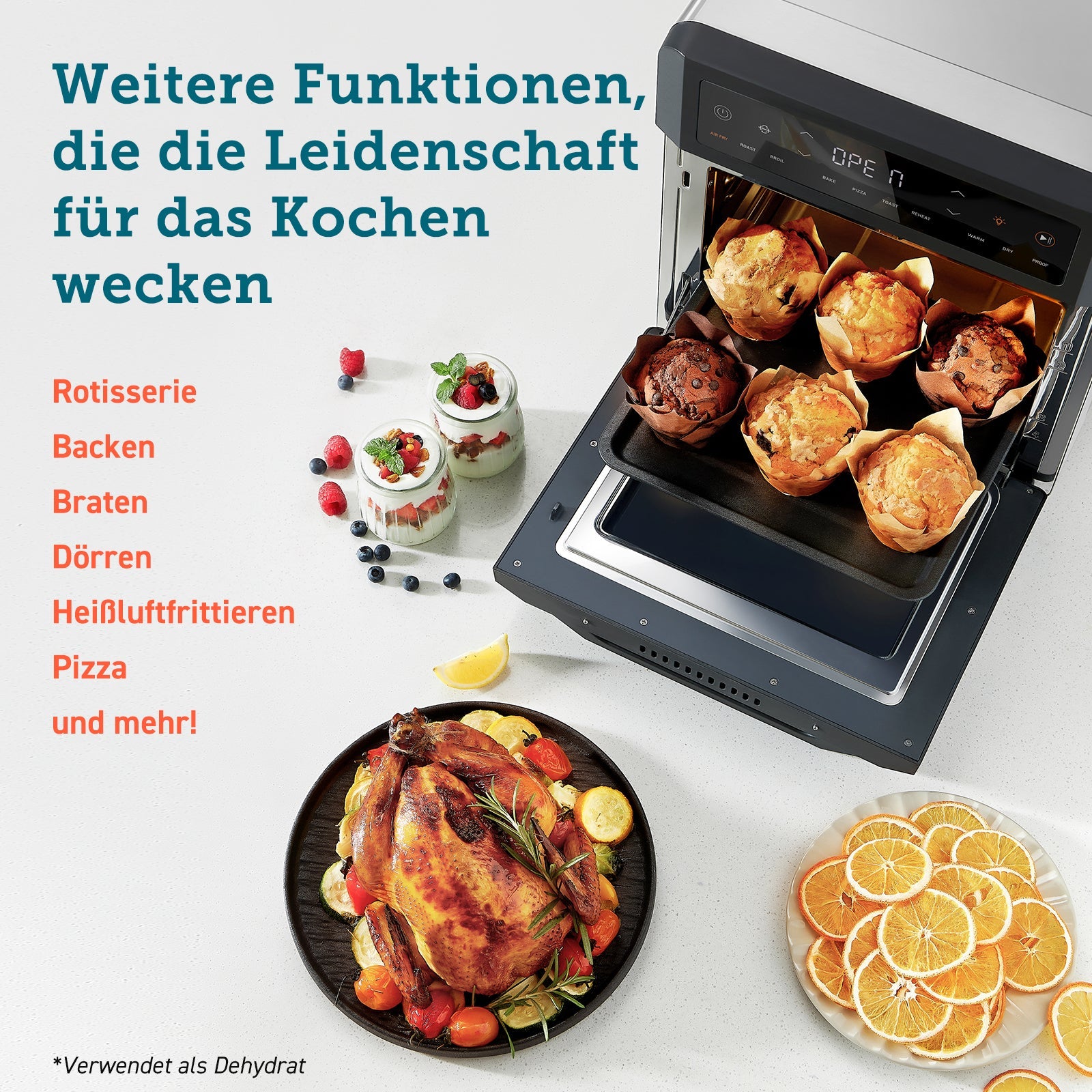COSORI 12 - Liter Heißluftfritteuse Backofen - COSORI DE