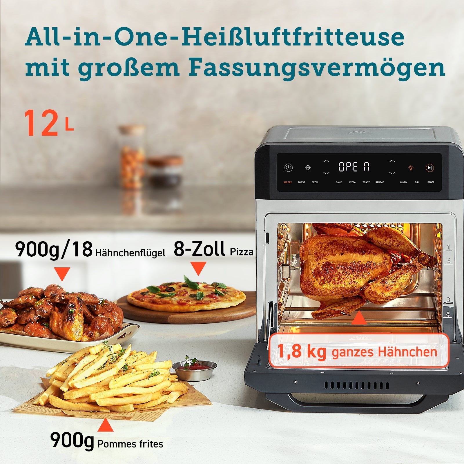 COSORI 12 - Liter Heißluftfritteuse Backofen - COSORI DE