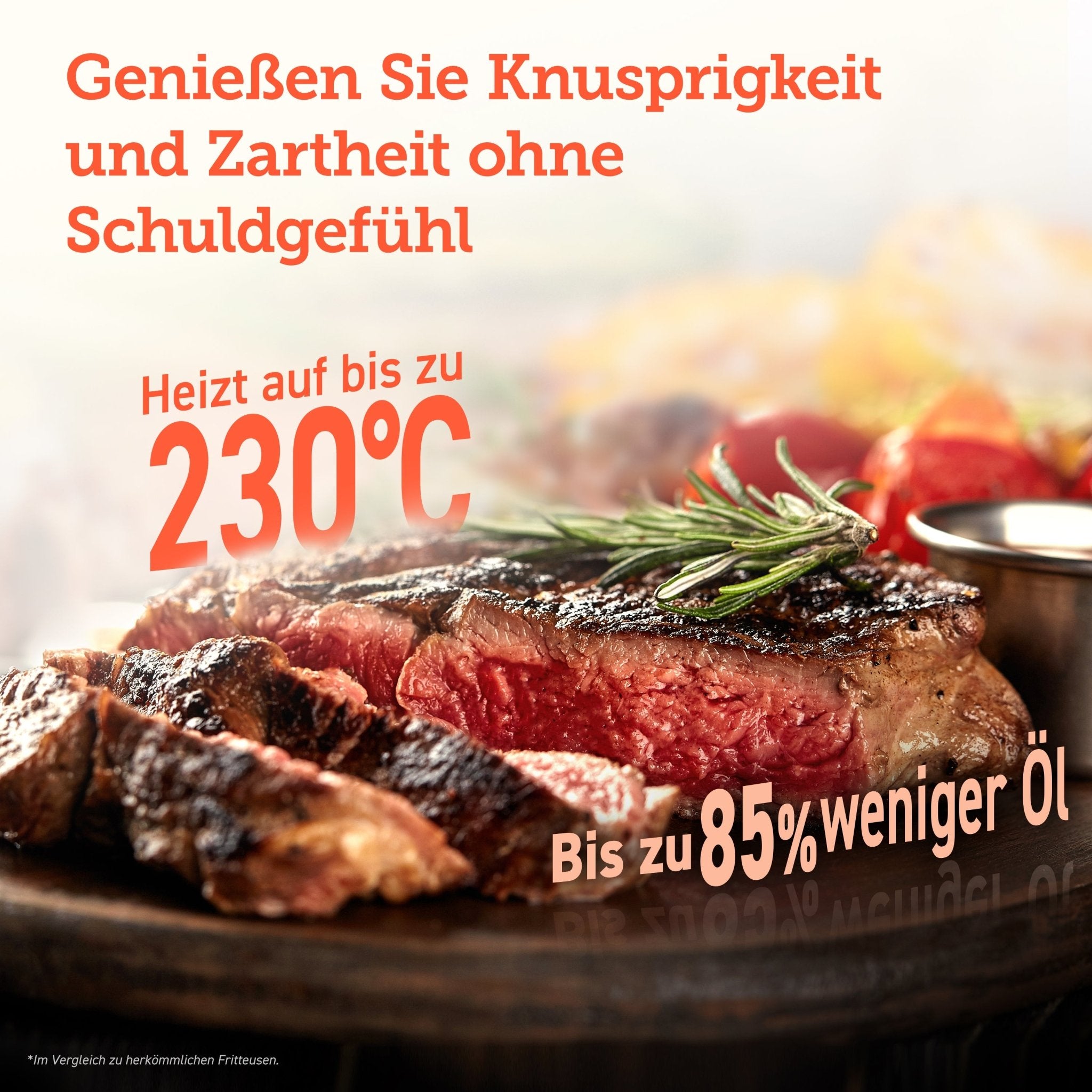 COSORI 4,7 - Liter Heißluftfritteuse Dunkelgrau - COSORI DE