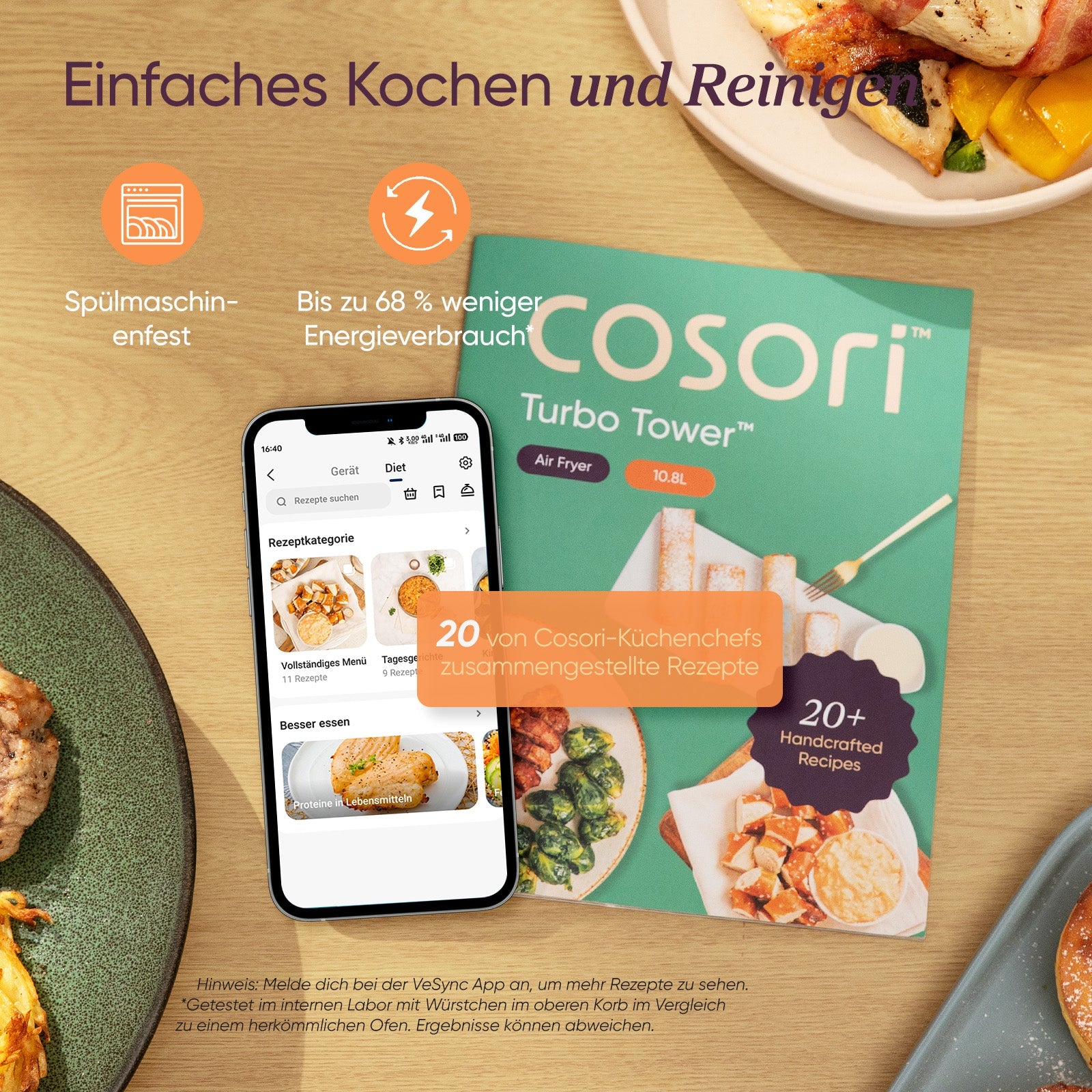 Cosori Turbo Tower™ 10,8 - Liter Heißluftfritteuse Standard - COSORI DE