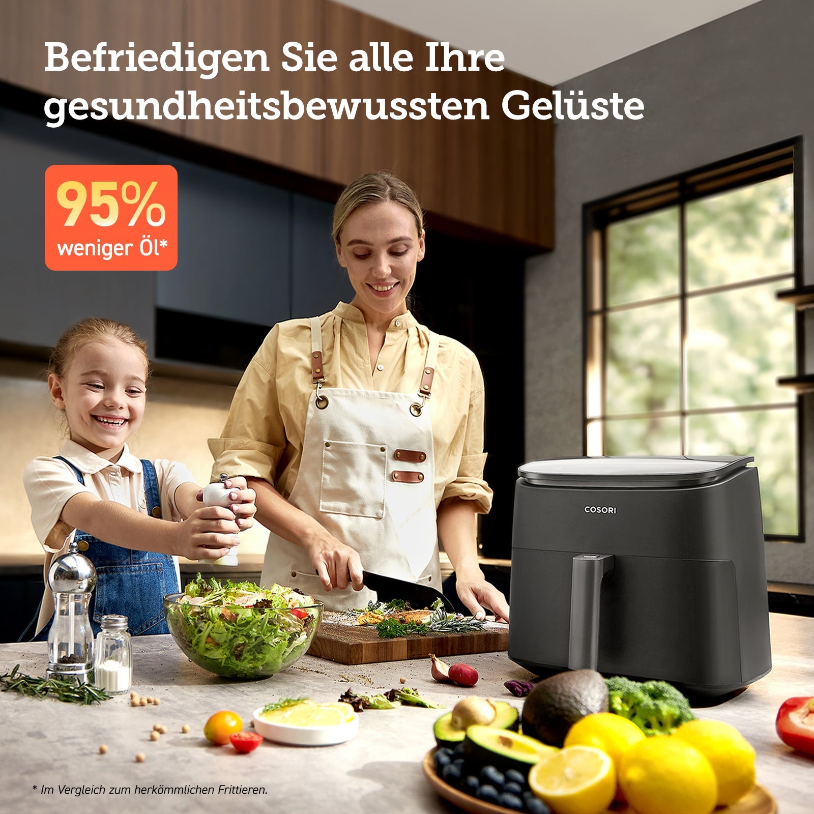 COSORI TurboBlaze™ 6.0 - Liter Heißluftfritteuse - COSORI DE