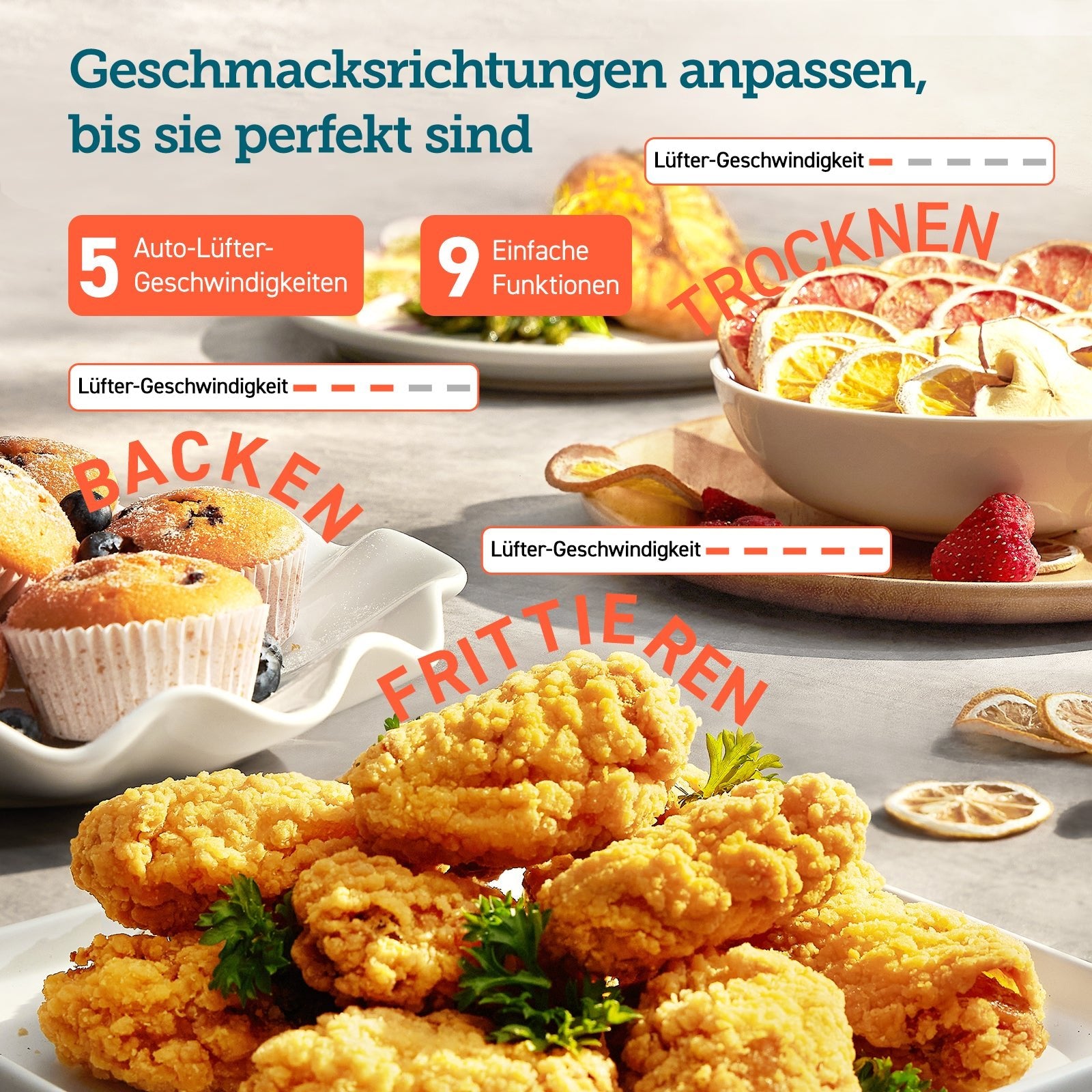 COSORI TurboBlaze™ 6.0 - Liter Heißluftfritteuse - COSORI DE