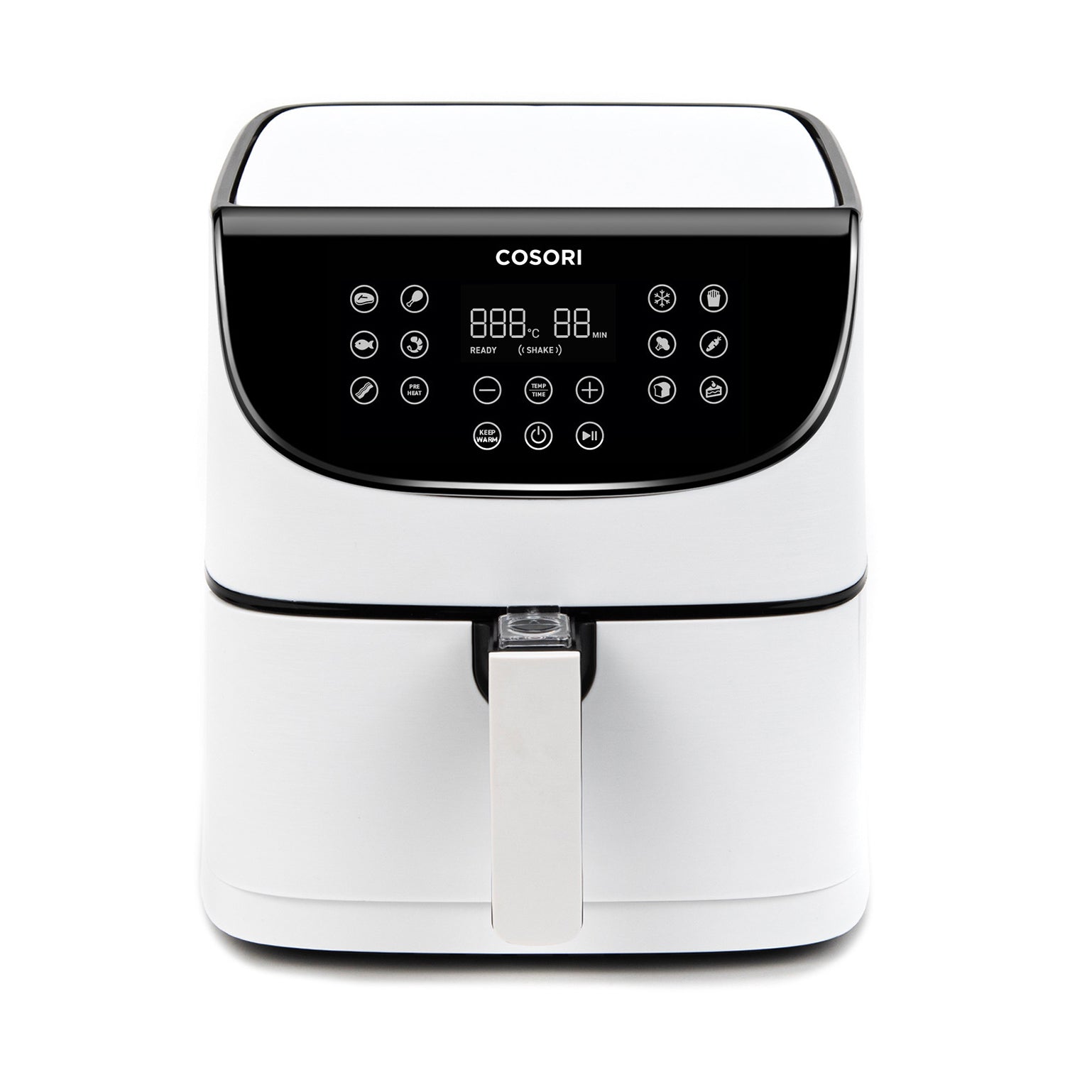COSORI 5,5-Liter Heißluftfritteuse in Weiß mit Touch-Bedienfeld