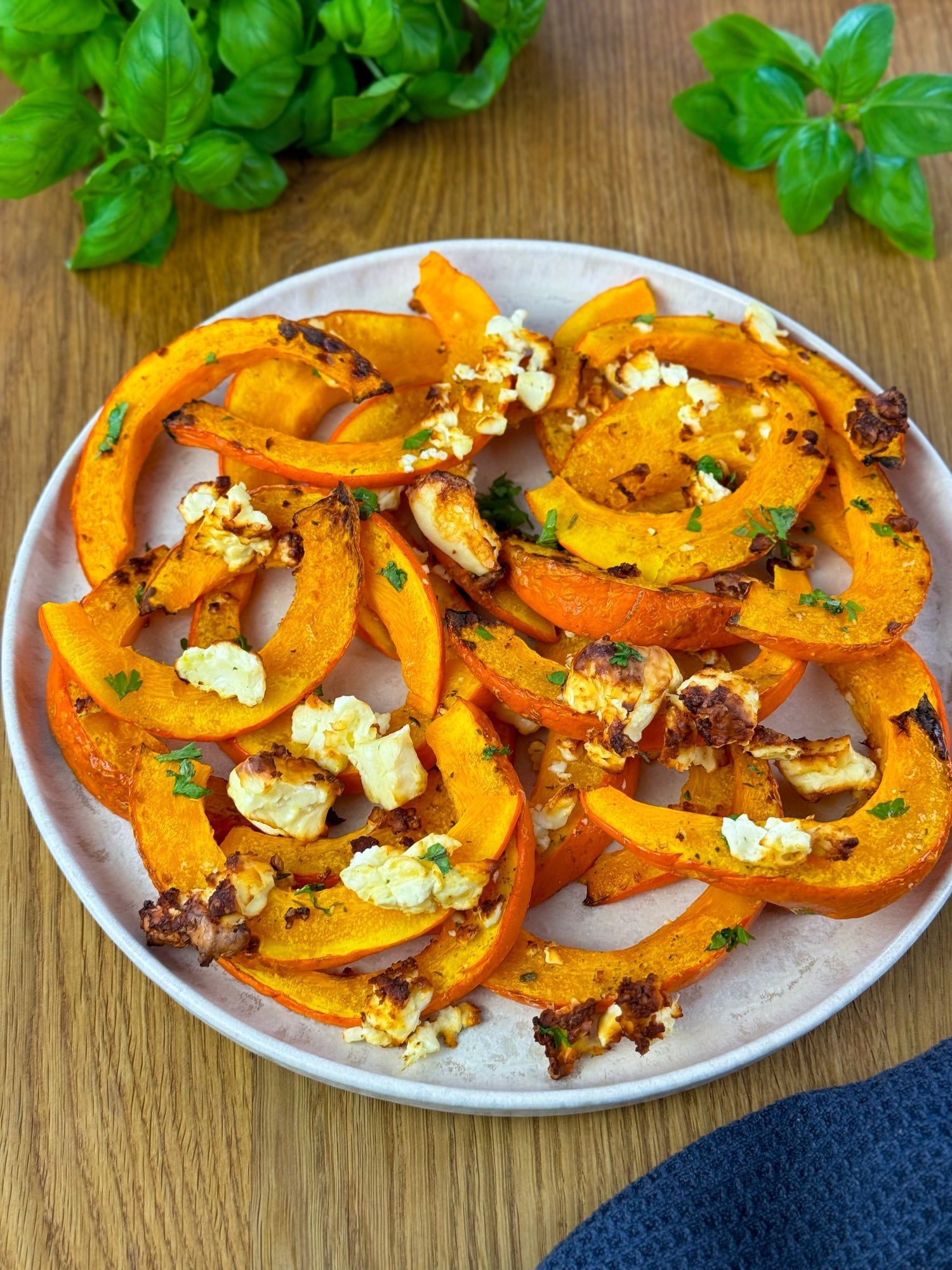Hokkaido Kürbis mit Feta