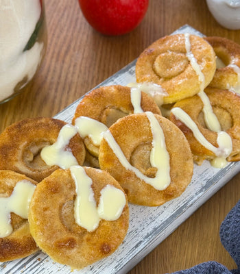 Apfelringe mit Vanillesauce - COSORI DE