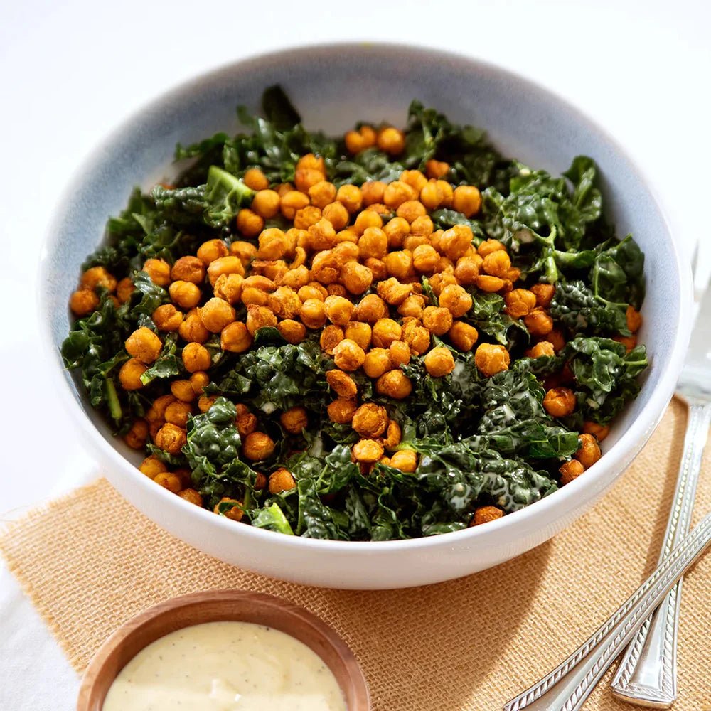 Grünkohlsalat mit Kichererbsen - COSORI DE