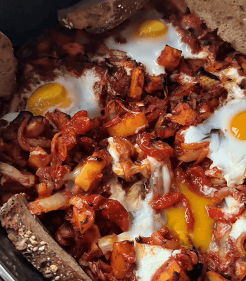 Shakshuka mit Kartoffeln