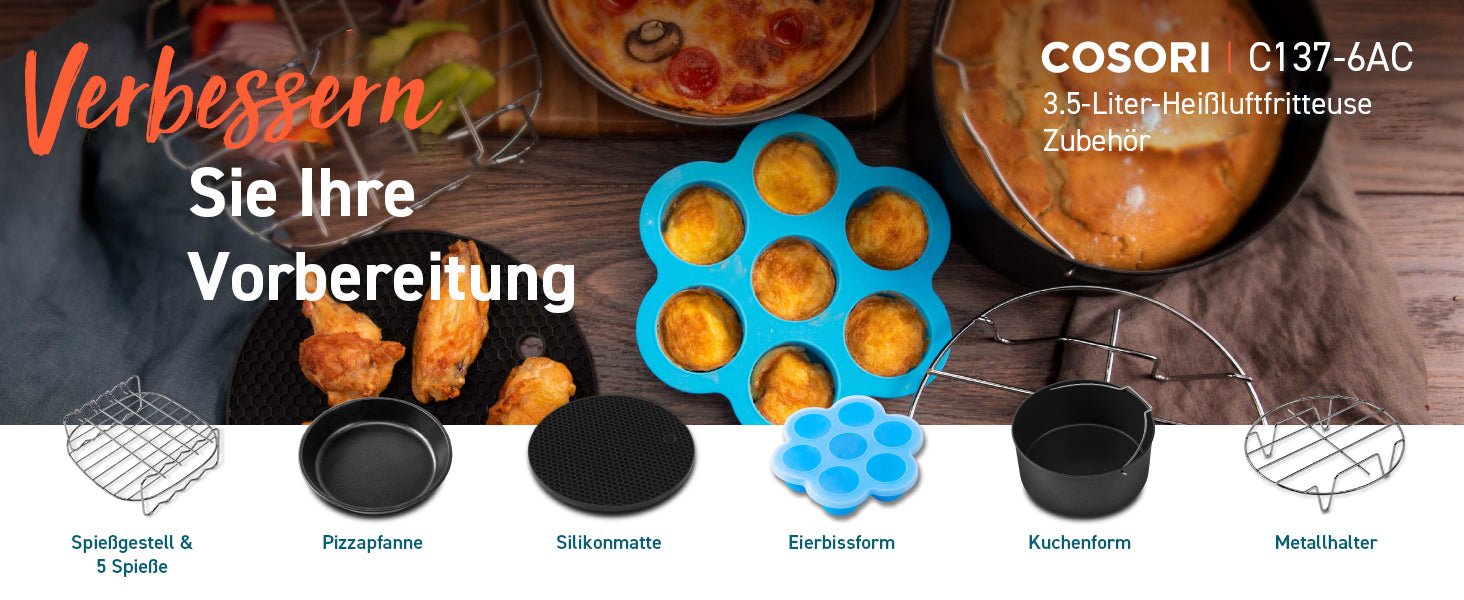 Heißluftfritteuse Zubehör - COSORI DE