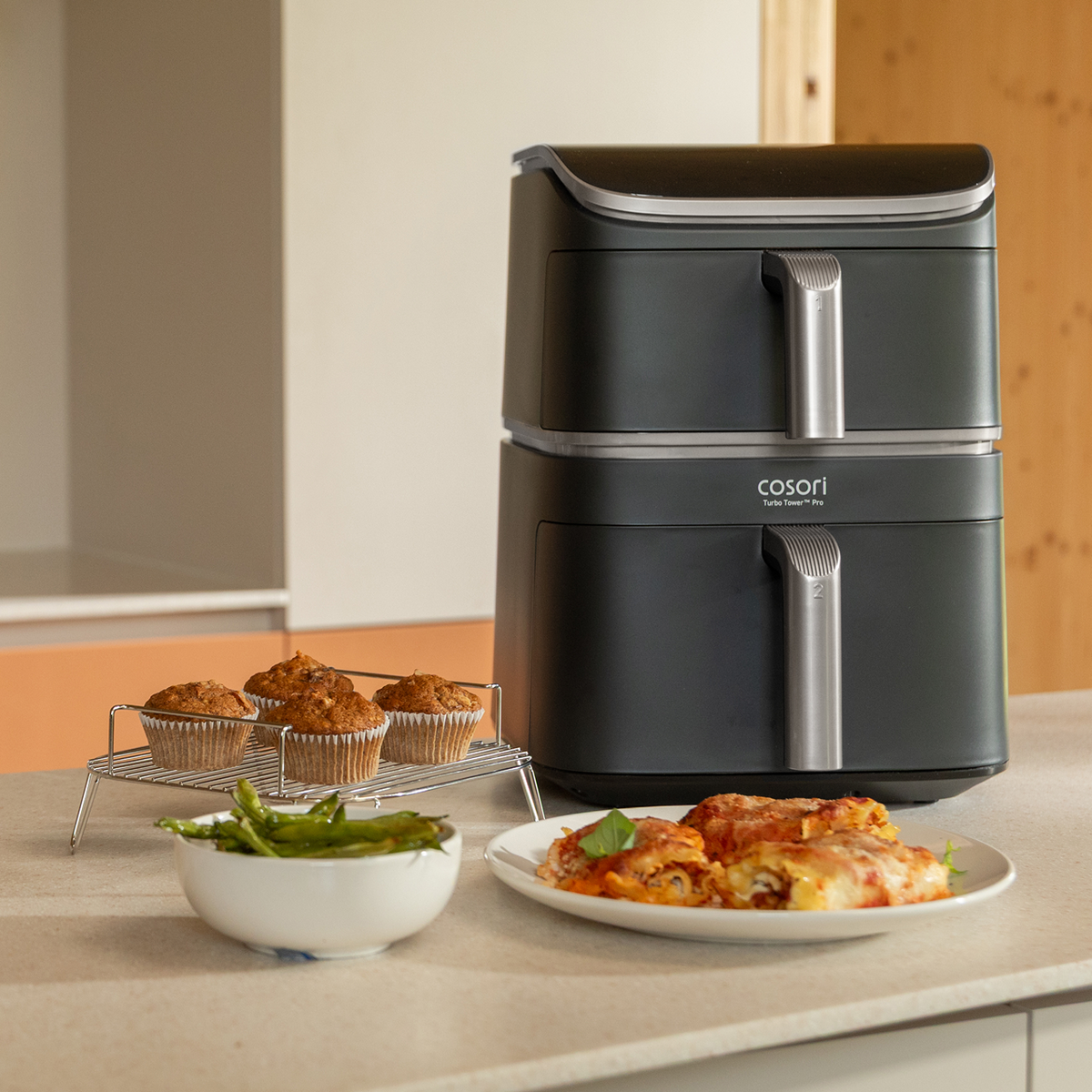 COSORI Turbo Tower™ 10,8-Liter Heißluftfritteuse Pro Smart