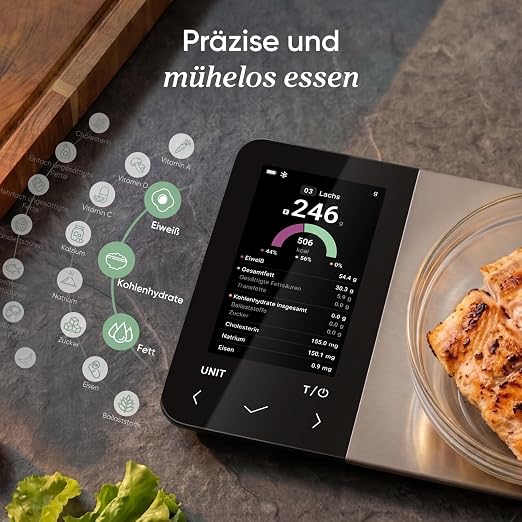 COSORI NutriLens Smarte Küchen- und Ernährungswaage