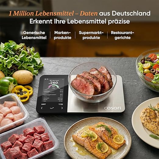 COSORI NutriLens Smarte Küchen- und Ernährungswaage