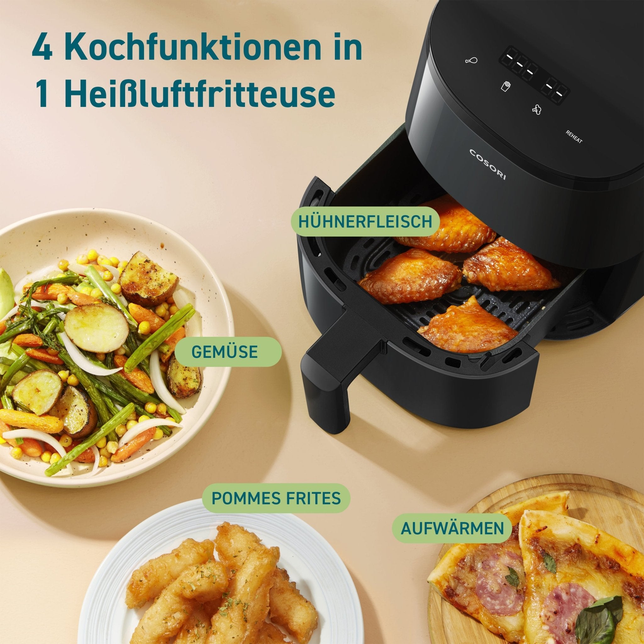 COSORI 2 - Liter Mini Heißluftfritteuse - COSORI DE