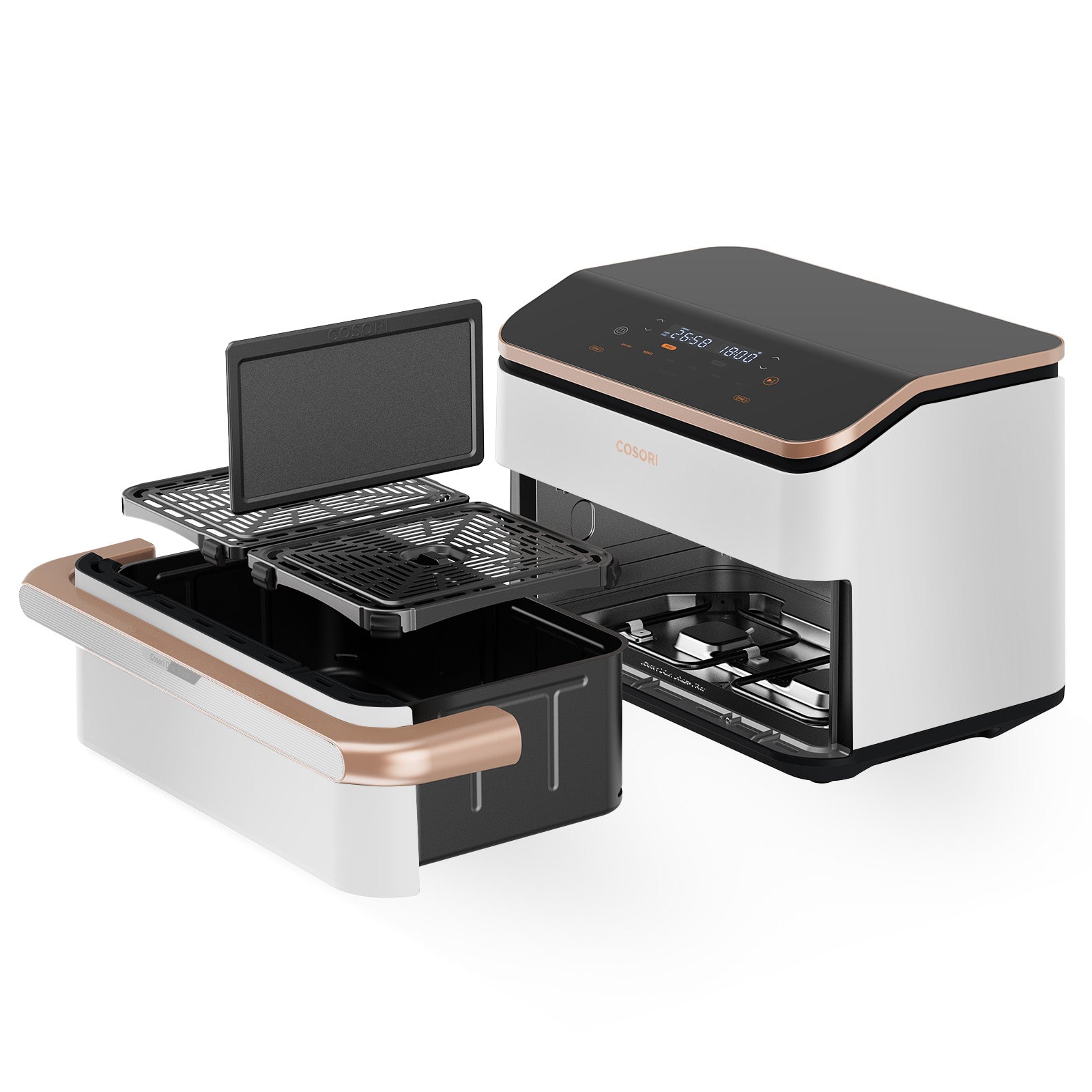 COSORI Dual Blaze Twinfry™ 10 - Litre Heißluftfritteuse - Gold - COSORI DE