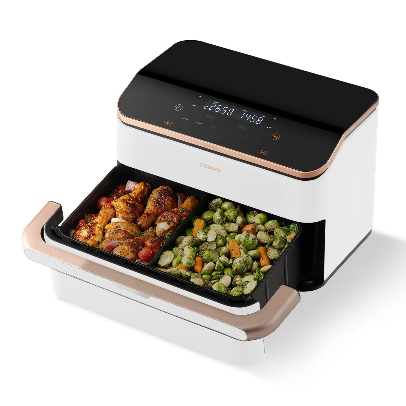 COSORI Dual Blaze Twinfry™ 10 - Litre Heißluftfritteuse - Gold - COSORI DE