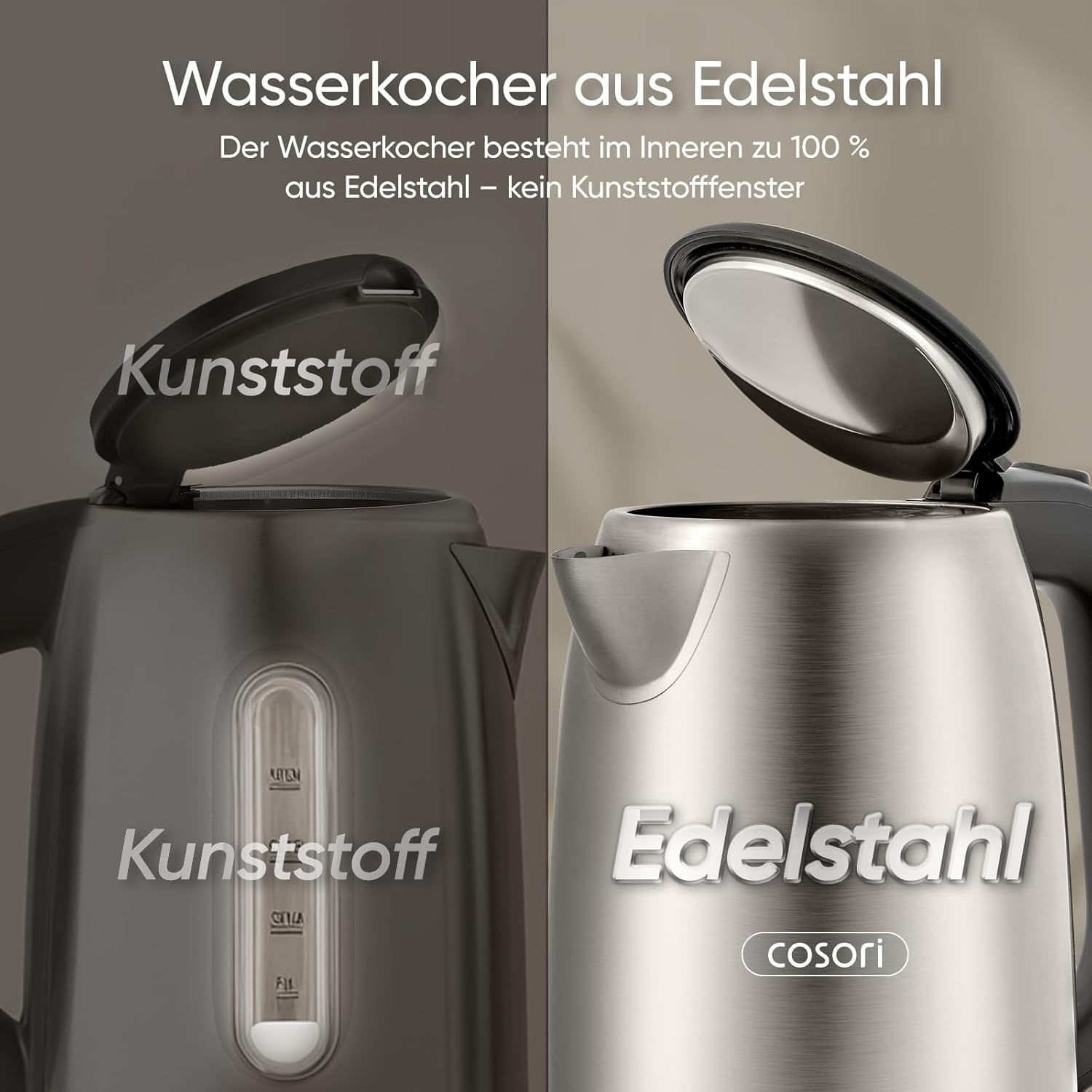 COSORI Wasserkocher Edelstahl - COSORI DE