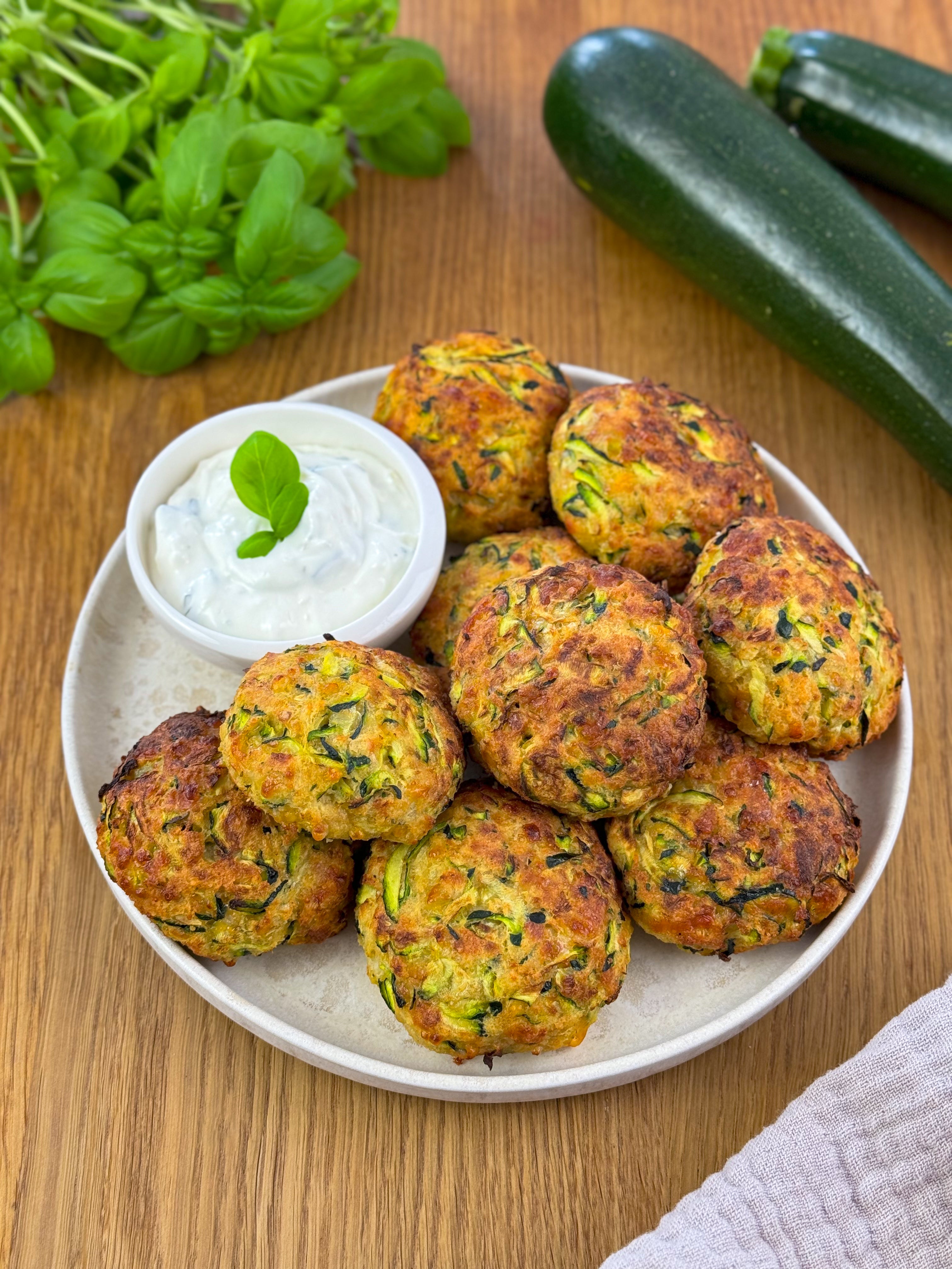 Käse Zucchini Taler