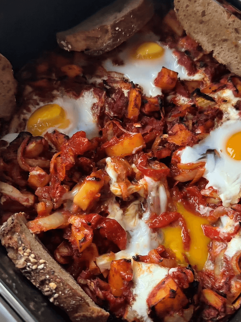 Shakshuka mit Kartoffeln